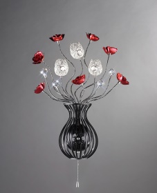 Bonita Aluminium Crystal Wall Lights Diyas Home Modern Crystal Wall Lights Bonita Aluminium Crystal Wall Lights Diyas Home Modern Crystal Wall Lights